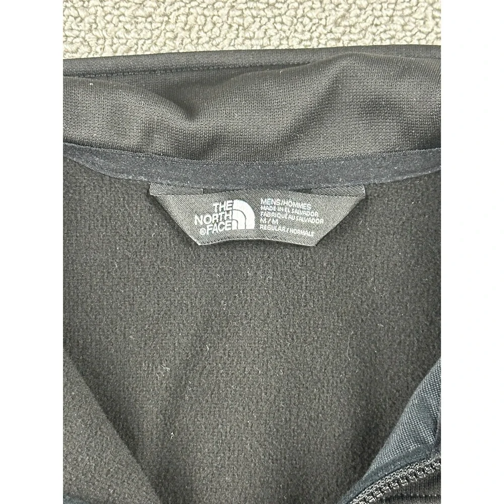 North Face 1/4 Zip Pullover Men M Black‎ Colorblock Gorpcore Outdoor Activewear